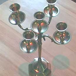 Подсвечник пятирожковый, The lamp-stand copper, for five candles,